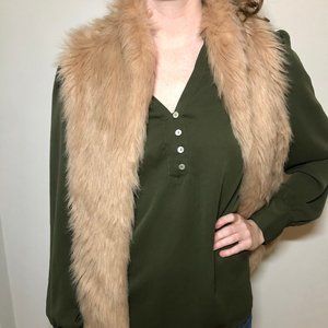 BCBG Faux Fur Vest